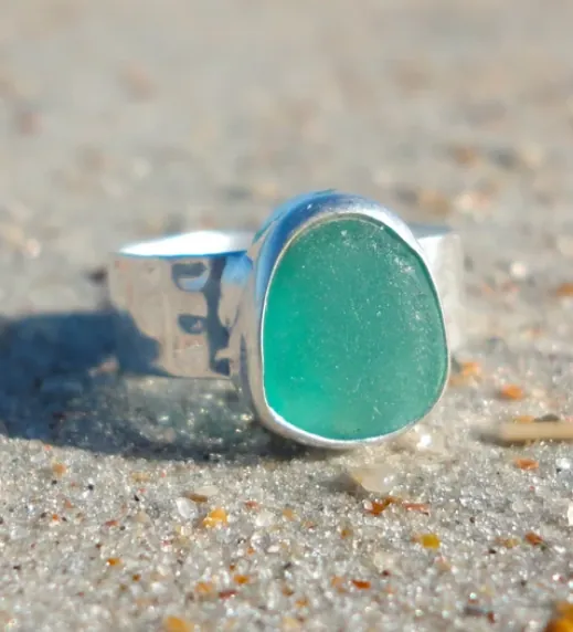 Sea Glass Statement Ring